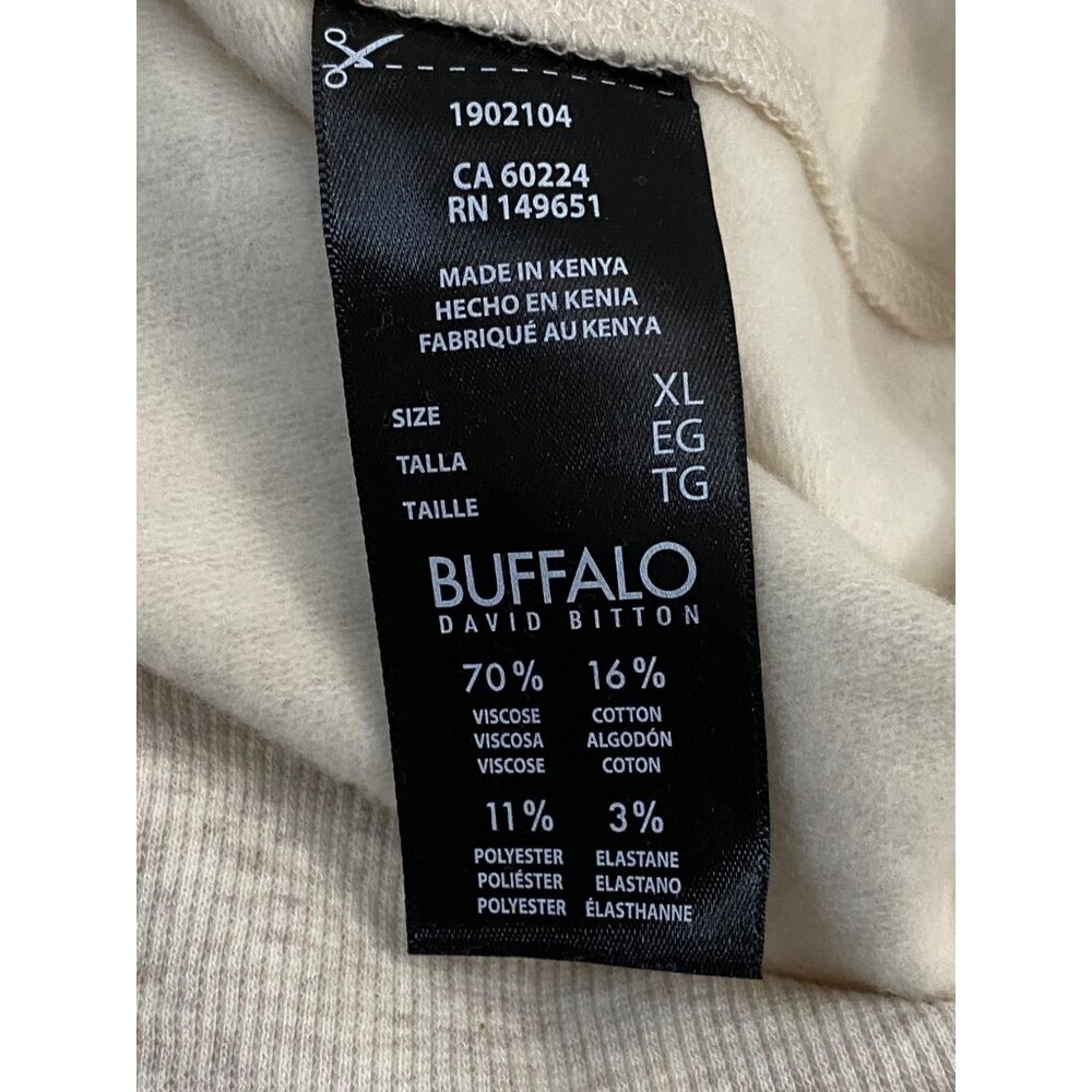 NWT Buffalo David Bitton Women Super Soft V-Neck Pullover Sweatshirt, O Heather - Picture 12 of 12